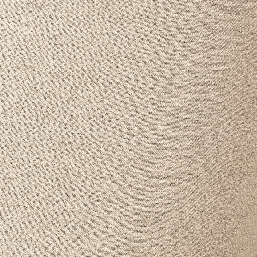 Poltrona tonel CAROLE – Estilo romântico em carvalho e linho algodão, madeira certificada FSC®, 1 lugar