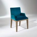 Fauteuil de table Kenza Velours