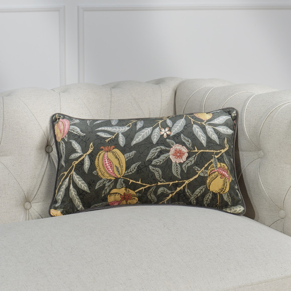 ZESTE – Almofada retangular contemporânea com padrões exóticos, 50 x 30 cm