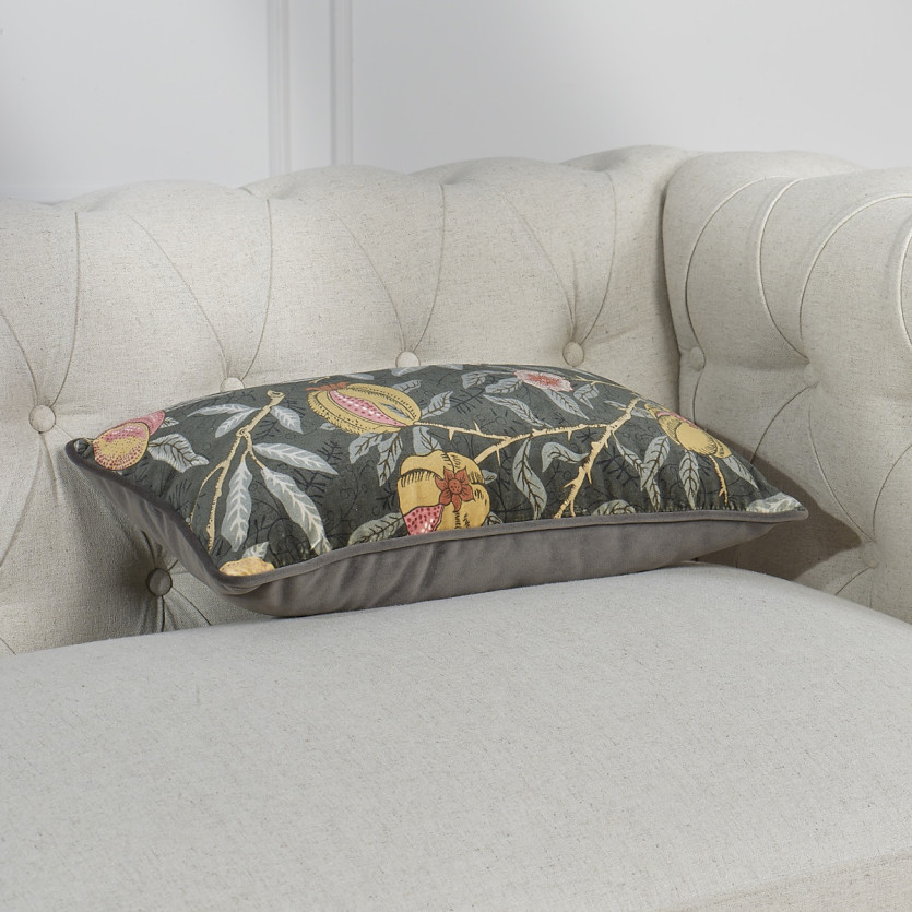 ZESTE – Almofada retangular contemporânea com padrões exóticos, 50 x 30 cm