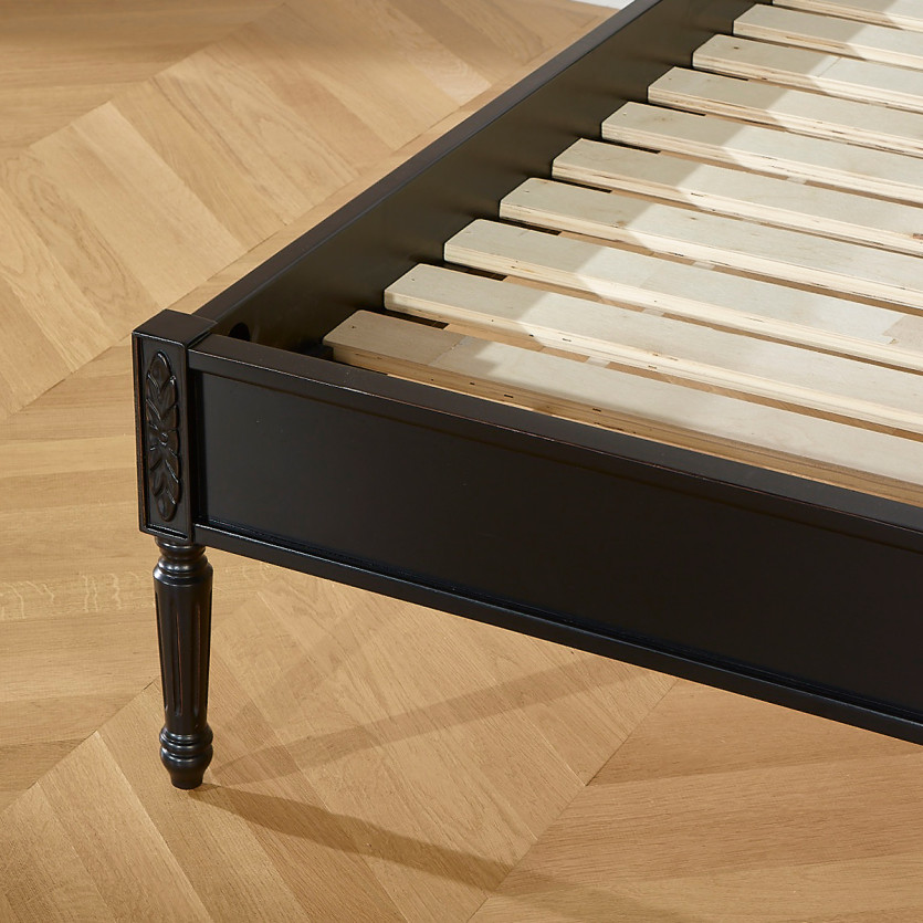 HANNAH Single Bed - Shabby Chic Style in Painted Wood, 1 Place, 90 x 190