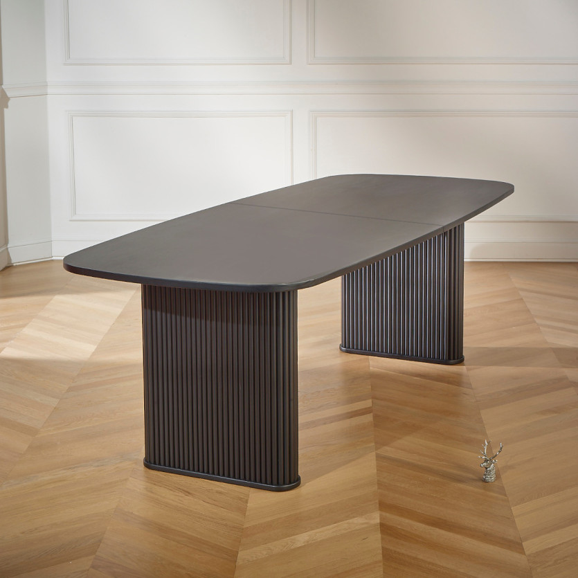 Table à manger ARTHUR - Style contemporain en chêne, 10 couverts, bois certifié FSC®