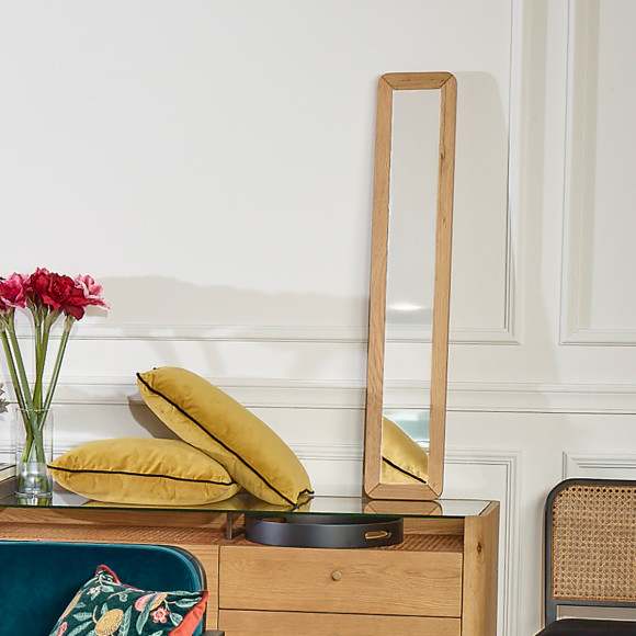 Miroir HUGUETTE - Style contemporain en chêne naturel