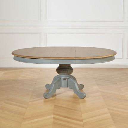 AMBOISE - Tavolo da pranzo estensibile per 6-8 persone, finitura grigio antracite