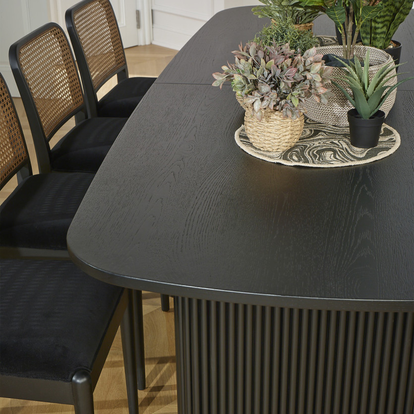 Table à manger ARTHUR - Style contemporain en chêne, 10 couverts, bois certifié FSC®