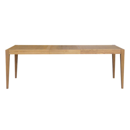MONTANA - Table à manger extensible style moderne en chêne, 10 convives