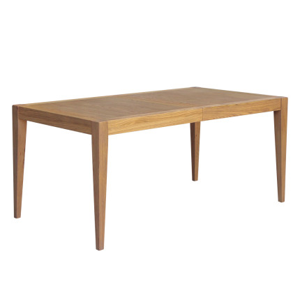 MONTANA - Table à manger extensible style moderne en chêne, 10 convives
