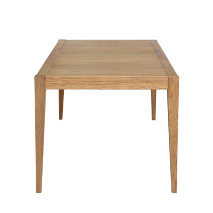 MONTANA - Table à manger extensible style moderne en chêne, 10 convives