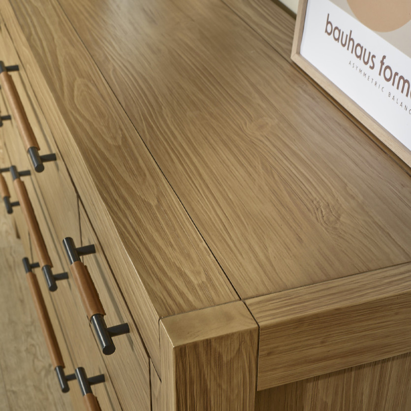 MEGÈVE - Eigentijdse ladekast van grenen, 9 lades, FSC®-gecertificeerd hout