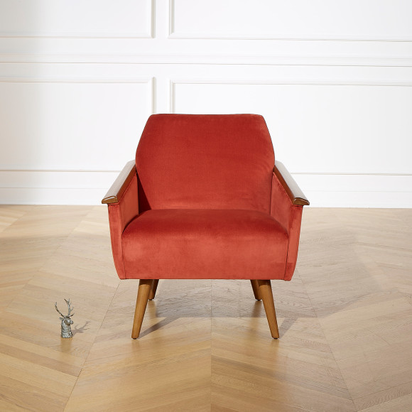 SANDER Armchair - Scandinavian style in solid wood, FSC® certified wood, 1 person