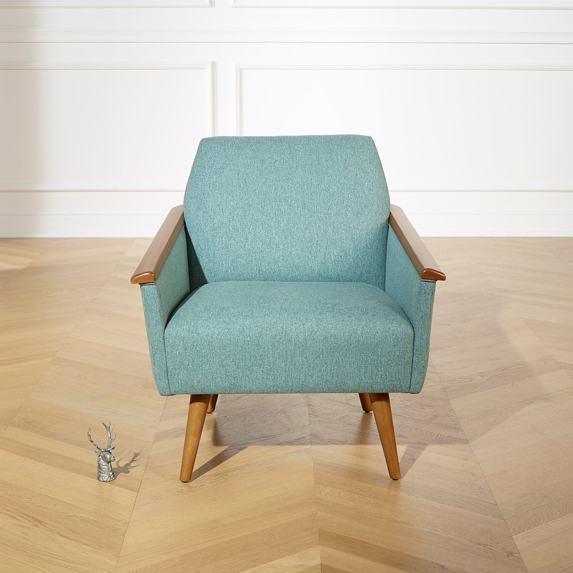 SANDER Armchair - Nordic style in solid wood, FSC® certified wood, 1 seat