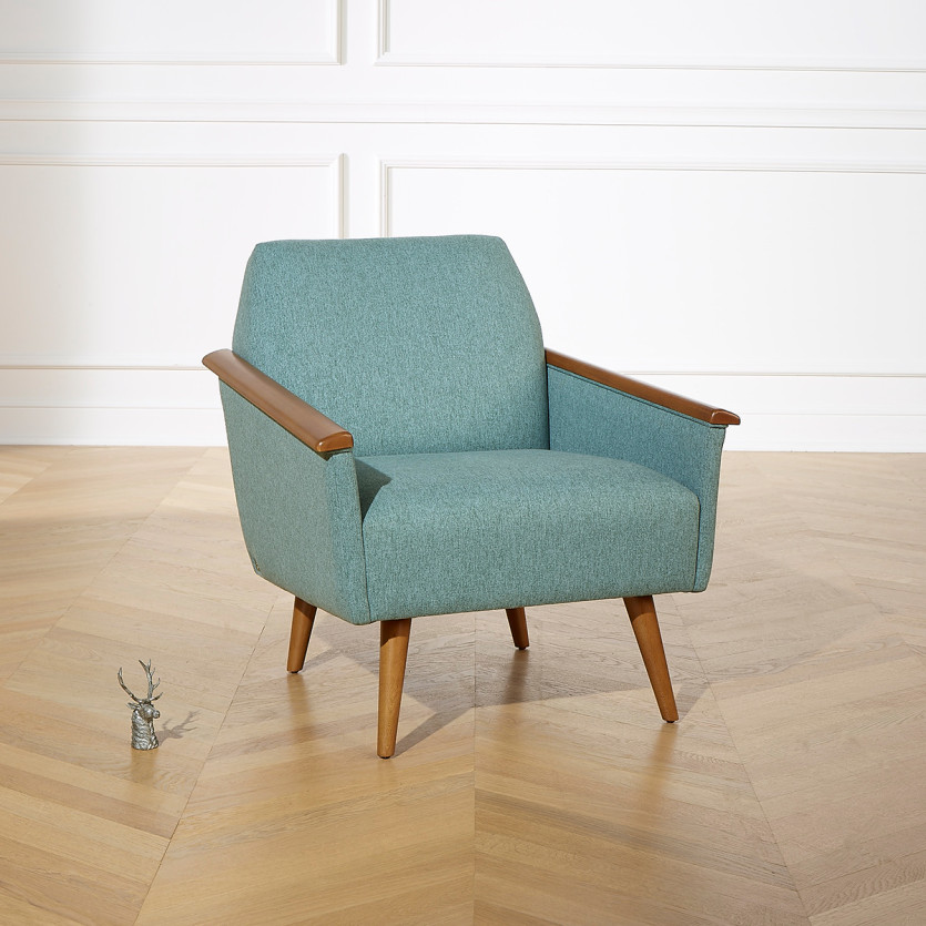 SANDER Armchair - Nordic style in solid wood, FSC® certified wood, 1 seat