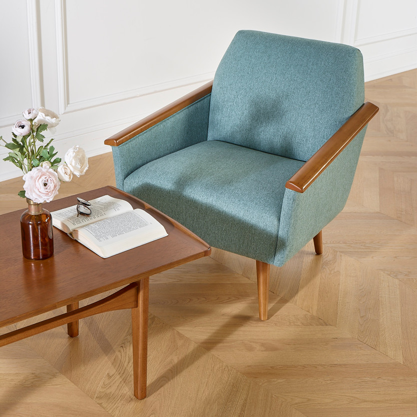 SANDER Armchair - Nordic style in solid wood, FSC® certified wood, 1 seat