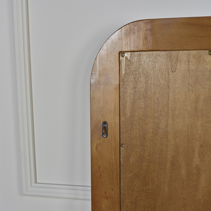 AMANDINE - Spiegel in shabby chic-stijl van hout, met gouden patina