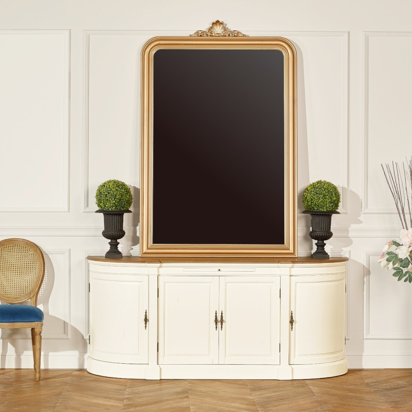 JOSEPHINE - Buffet da sala da pranzo romantico, 4 ante, legno certificato FSC®