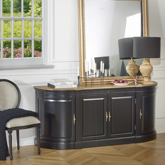 JOSEPHINE - Buffet de salle à manger romantique, 4 portes