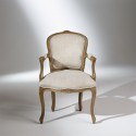 Fauteuil cabriolet style louis XV