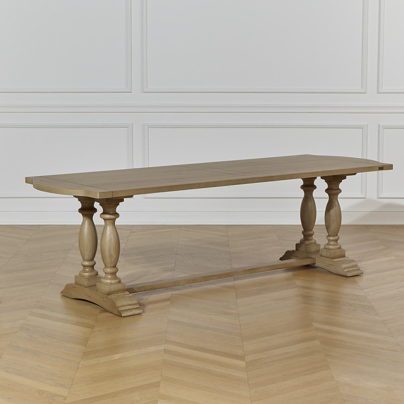 JOHNSON – Tavolo da pranzo stile contemporaneo in legno, 10 persone, legno certificato FSC®