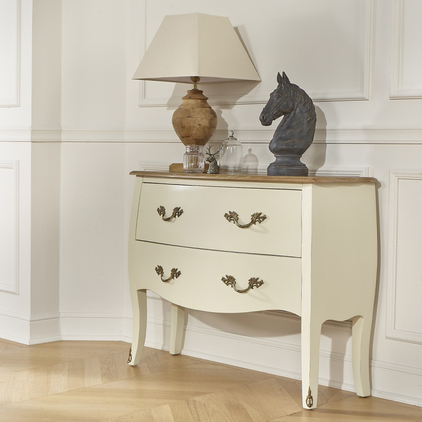 AQUITAINE - Dresser, oak top, 2 drawers