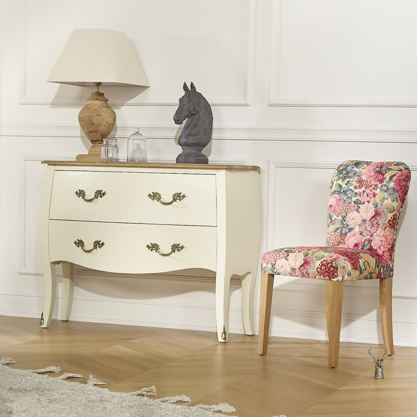 AQUITAINE - Comò, piano in rovere, 2 cassetti