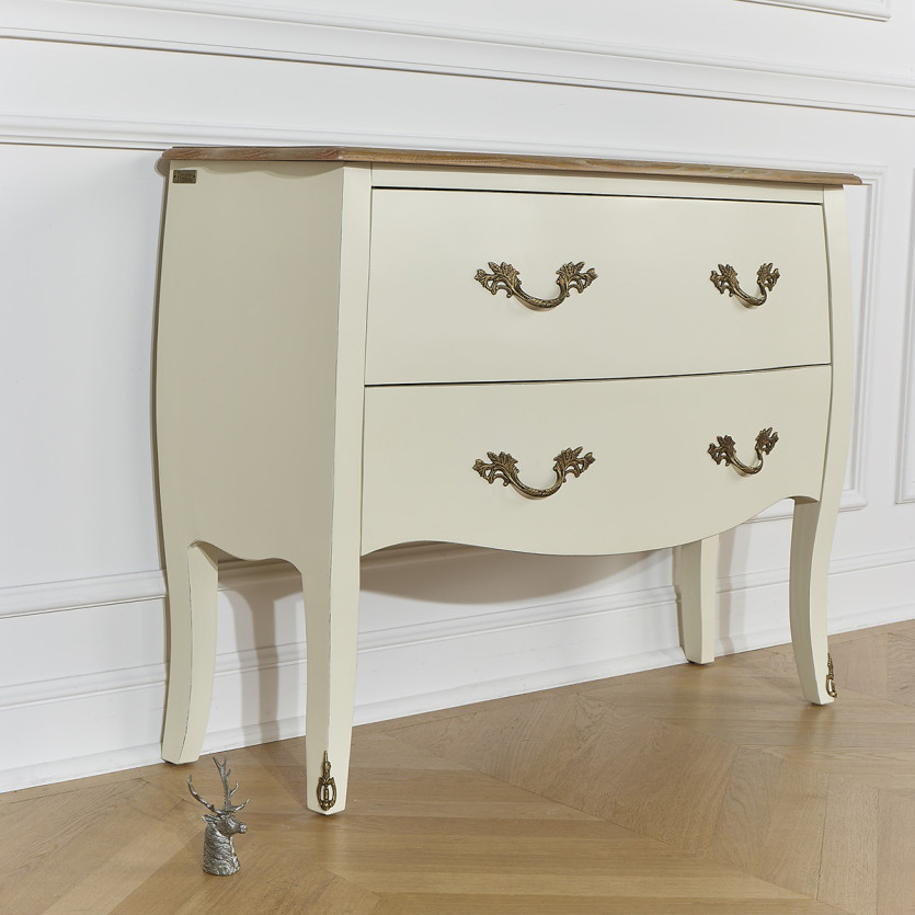 AQUITAINE - Dresser, oak top, 2 drawers