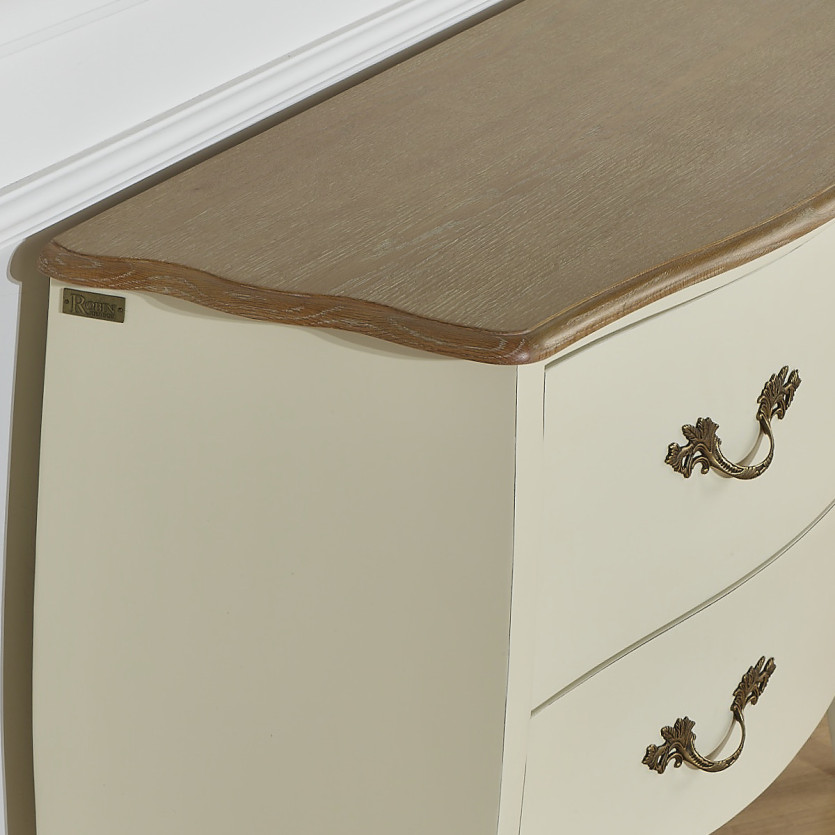 AQUITAINE - Dresser, oak top, 2 drawers