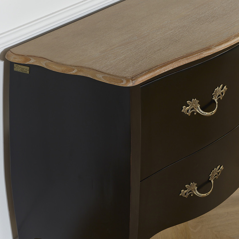 AQUITAINE - Dresser, oak top, 2 drawers