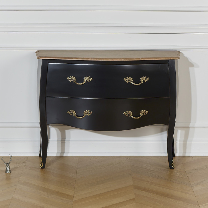 AQUITAINE - Dresser, oak top, 2 drawers