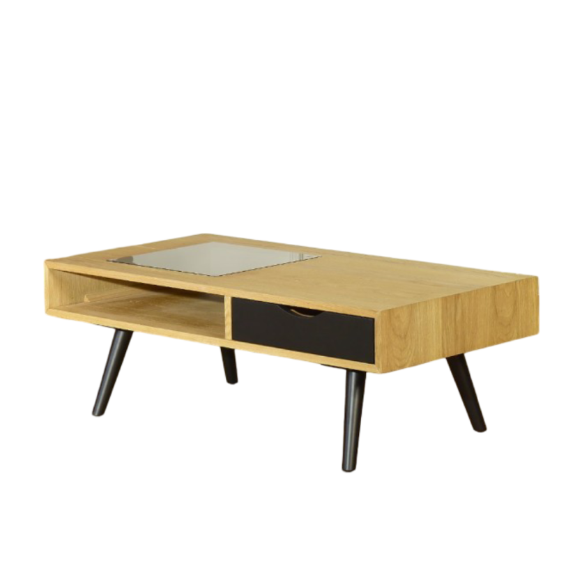 ACTON - Table basse en chêne clair