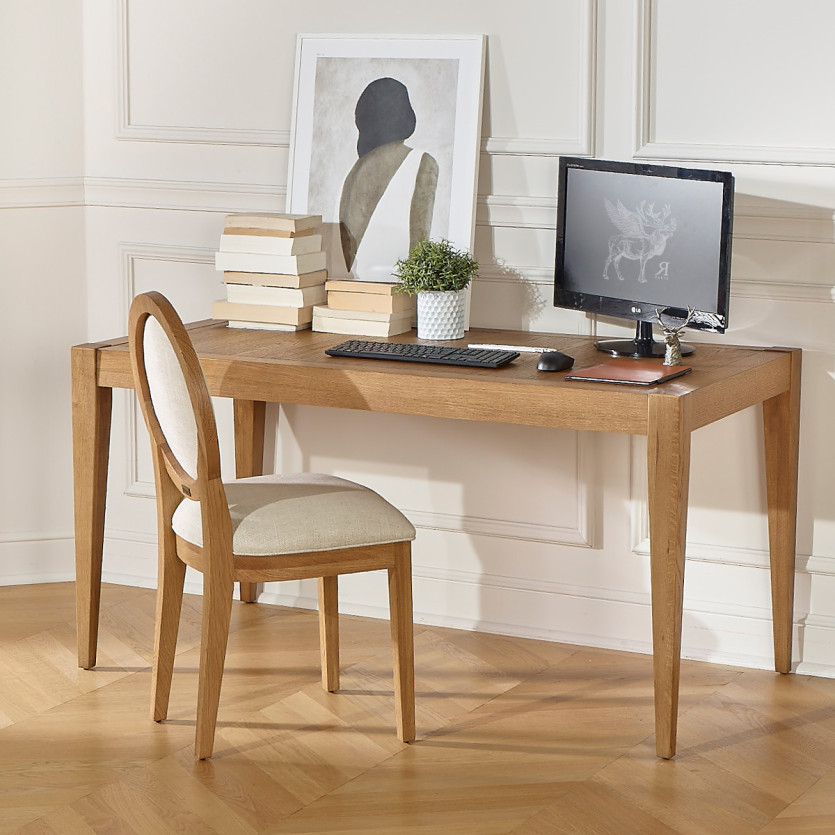 MONTANA S Fixed Dining Table - Modern style in oak, 6 seats, 150 x 78 cm