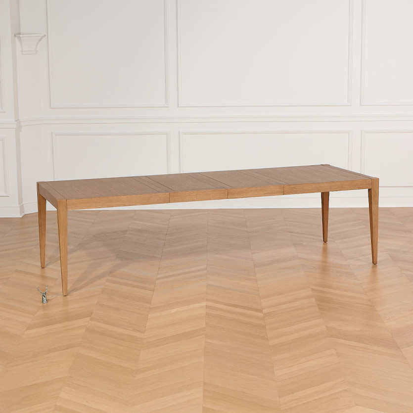 Tavolo da pranzo estensibile MONTANA 2R - Stile moderno in rovere, 12 coperti, 280 x 90 cm