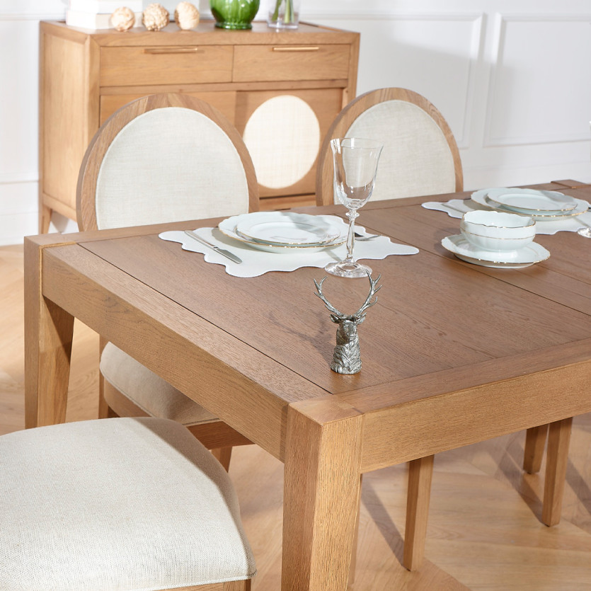 Ausziehbarer Esstisch MONTANA 2R - Moderner Stil in Eiche, 10 Personen, 140-220 x 90 cm