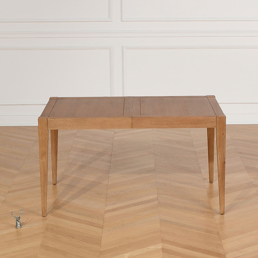 Table à manger extensible MONTANA 2R220 - Style moderne en chêne, 10 convives, 140-220 x 90 cm