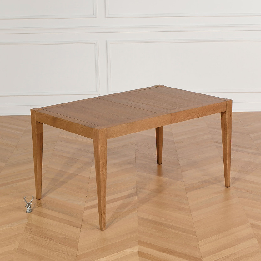 Table à manger extensible MONTANA 2R220 - Style moderne en chêne, 10 convives, 140-220 x 90 cm