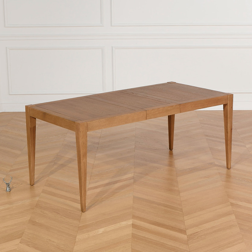 Tavolo da pranzo allungabile MONTANA 2R - Stile moderno in rovere, 10 posti a sedere, 140-220 x 90 cm