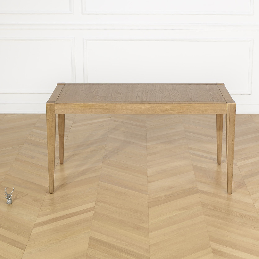 Table à manger fixe MONTANA S150 - Style moderne en chêne, 6 couverts, 150 x 78 cm