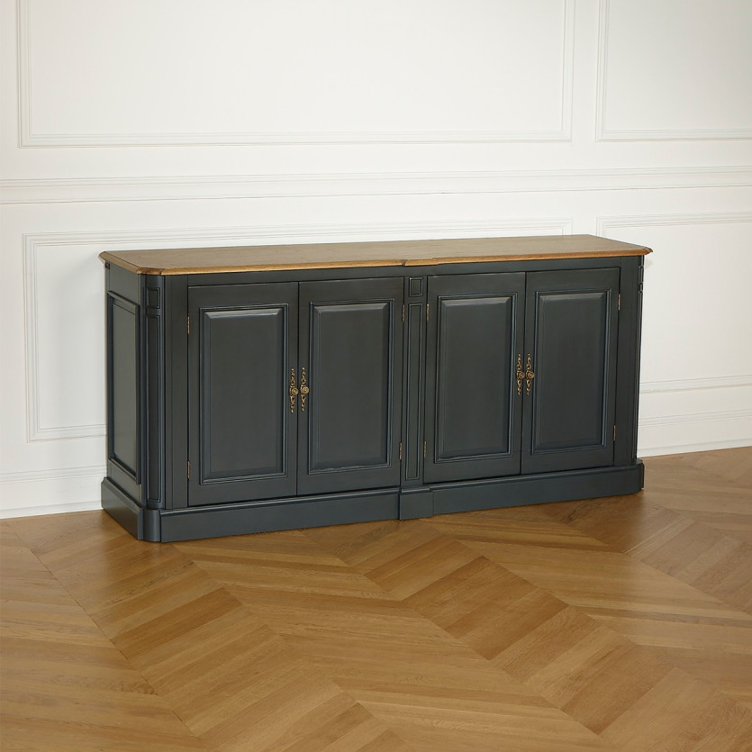 Buffet da sala da pranzo ARTHEMISE – Stile shabby chic, piano in rovere, 4 porte