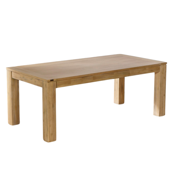 ENZO - Table à manger extensible style contemporain, allonge papillon, 10/12 couverts