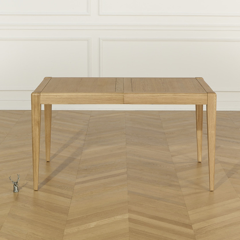 Table à manger extensible TENNESSEE 2R220 - Style moderne en chêne, 10 convives, 140-220 x 90 cm