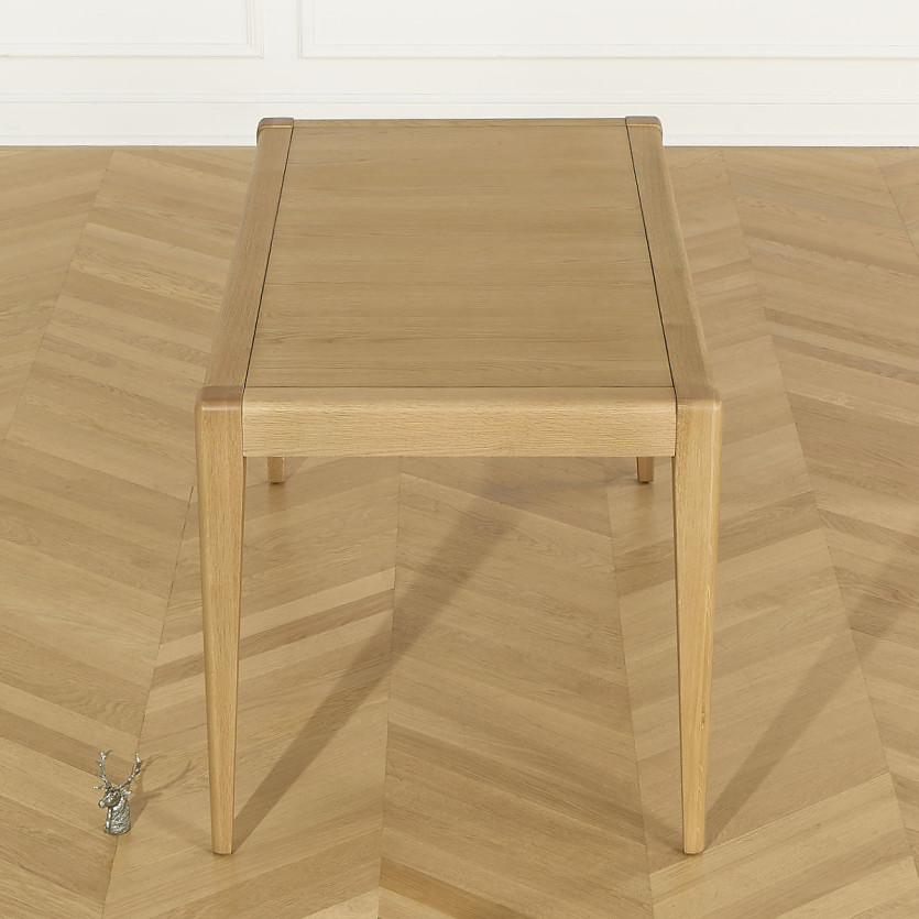 Table à manger fixe TENNESSEE S150 - Style moderne en chêne, 6 couverts, 150 x 78 cm