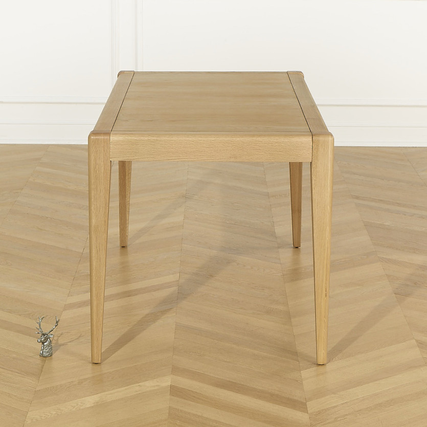Table à manger fixe TENNESSEE S150 - Style moderne en chêne, 6 couverts, 150 x 78 cm