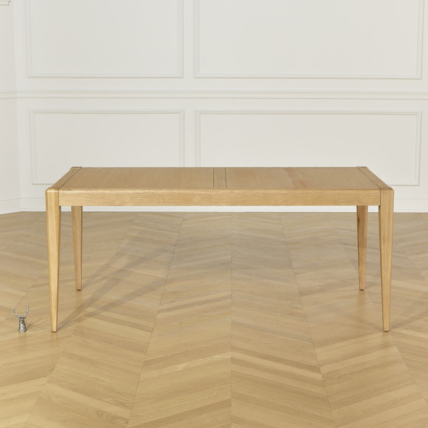 Table à manger fixe TENNESSEE M180 - Style moderne en chêne, 8 convives, 180 x 90 cm