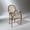 Fauteuil MEDAILLON, lin premium