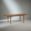table à manger scandinave extensible en chêne