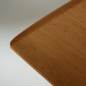 table à manger scandinave extensible en chêne