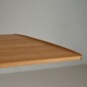 table à manger scandinave extensible en chêne