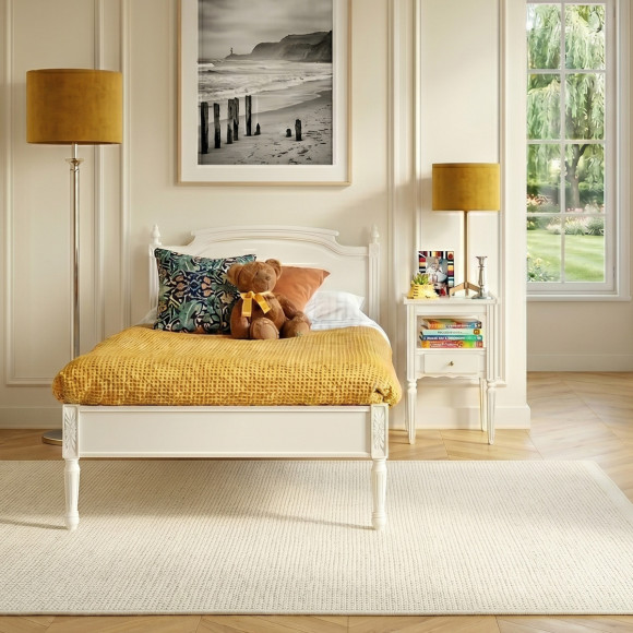 copy of HANNAH - Lit simple style shabby chic en bois massif, 1 place, 90 x 190