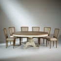 Table à manger ronde robin des bois 