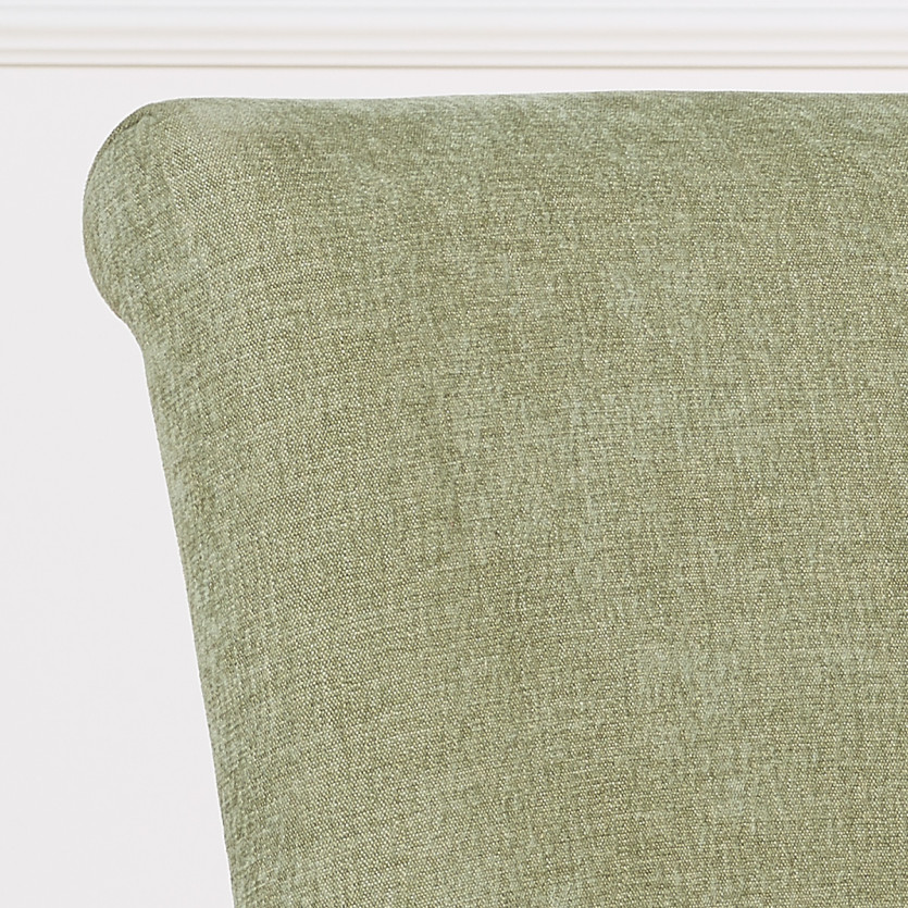 Set of 2 ALISON chairs - Modern style in solid rubberwood and polyester fabric