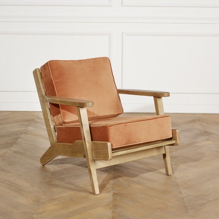 Fauteuil Alesia Bleu Orage